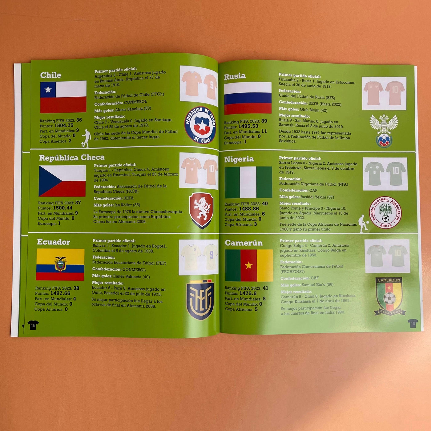 Selecciones de fútbol
