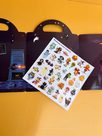 Halloween reusable Stickers book