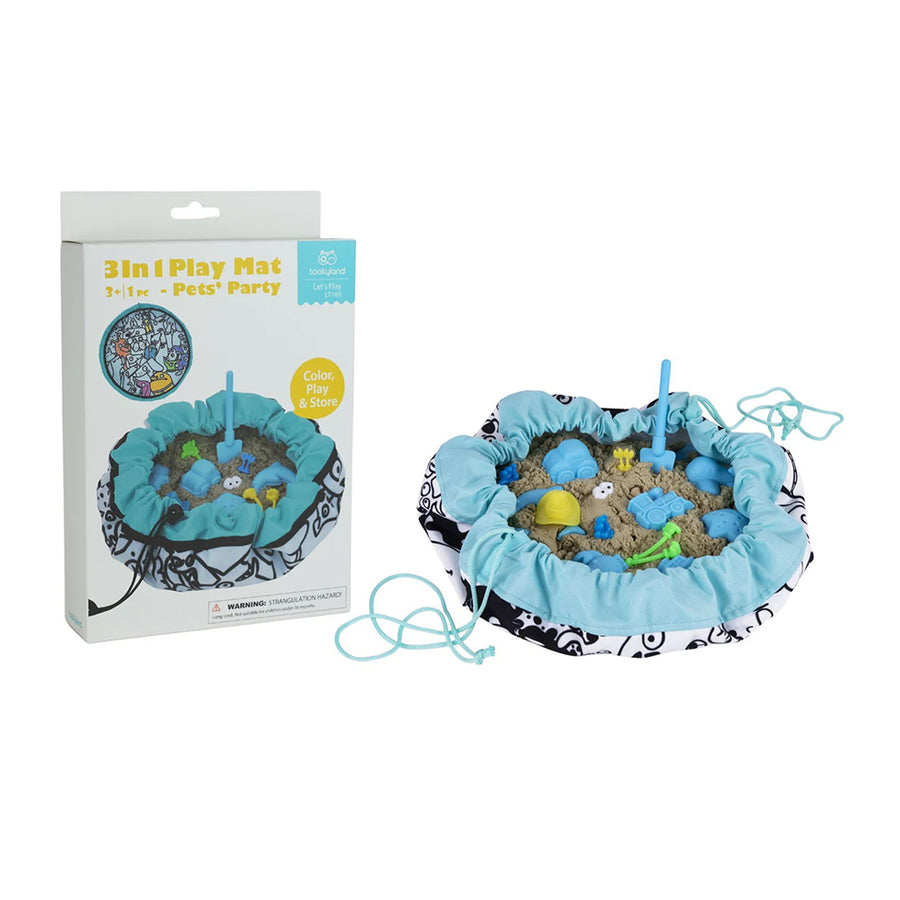 3 In 1 Play Mat - Pet's Party