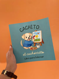 Libro para Colorear Cachito el Cachorrito