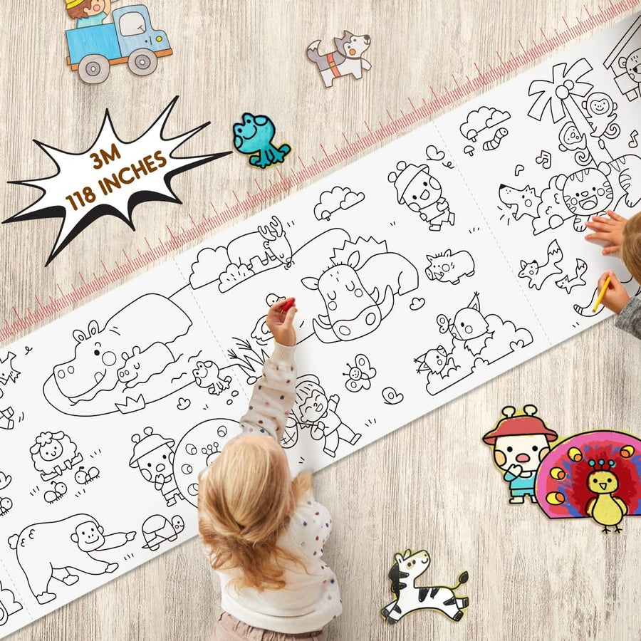 Papel adhesivo para pintar - Animales