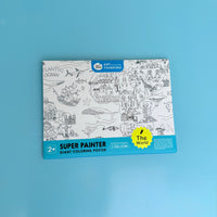Póster gigante para colorear - El mundo