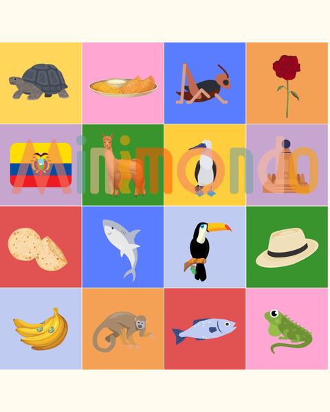 Bingo Ecuador Imprimible