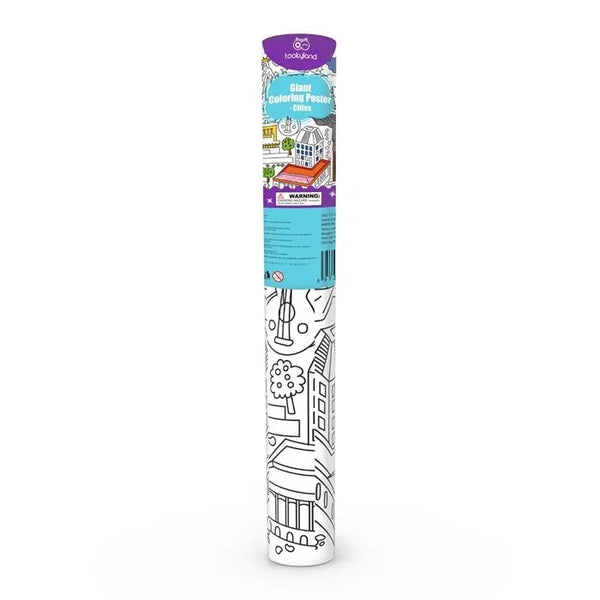 Giant Coloring Roll - Cities