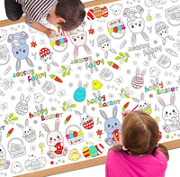 Easter Coloring Tablecloth