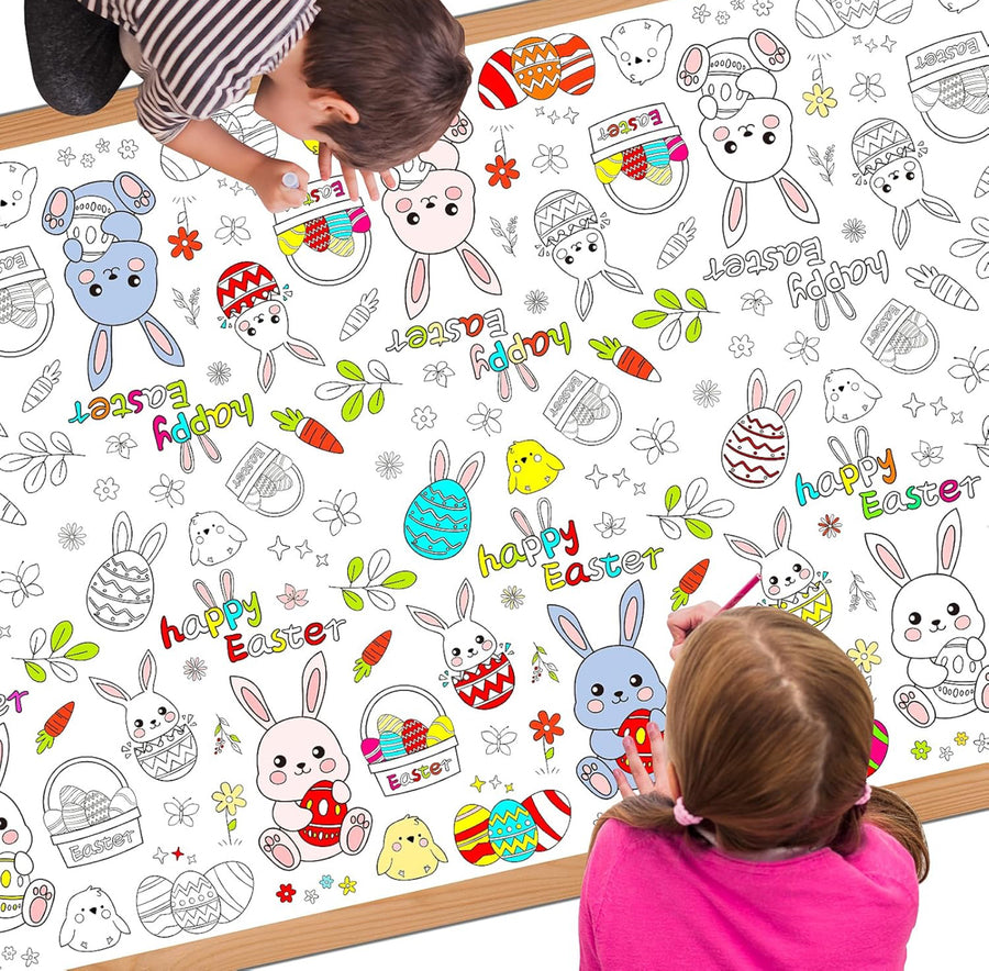 Easter Coloring Tablecloth