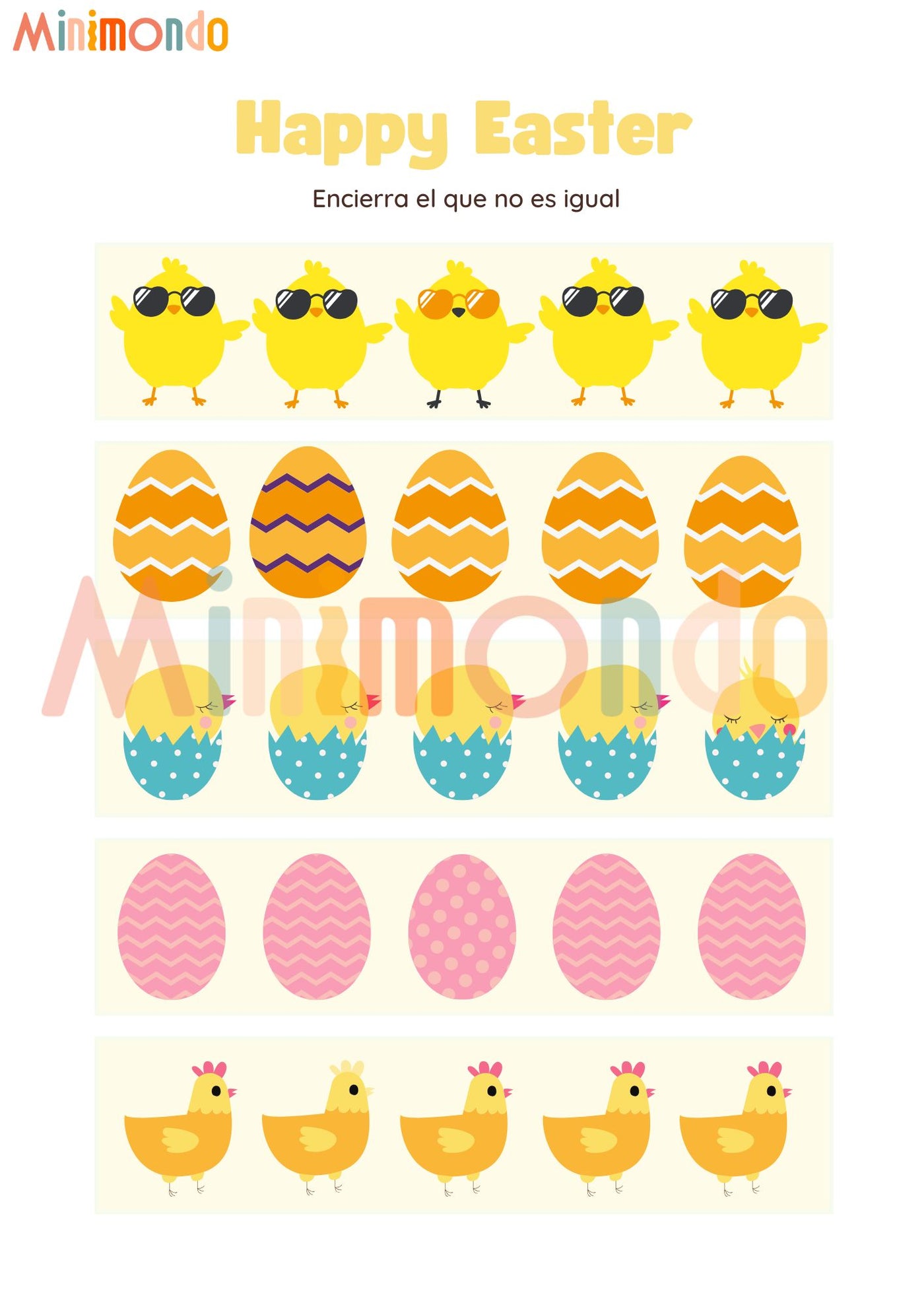 Imprimible Easter