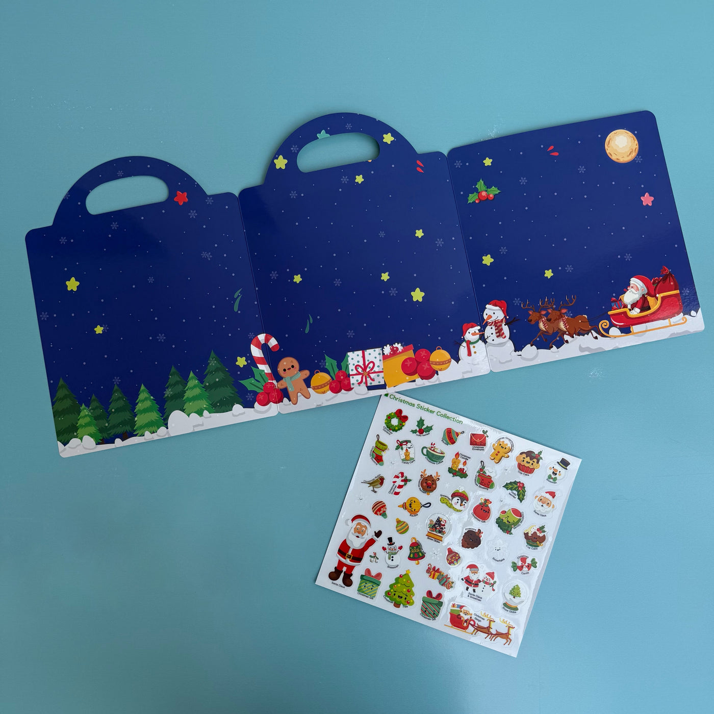 Christmas Reusable Stickers book