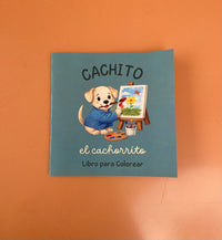 Libro para Colorear Cachito el Cachorrito