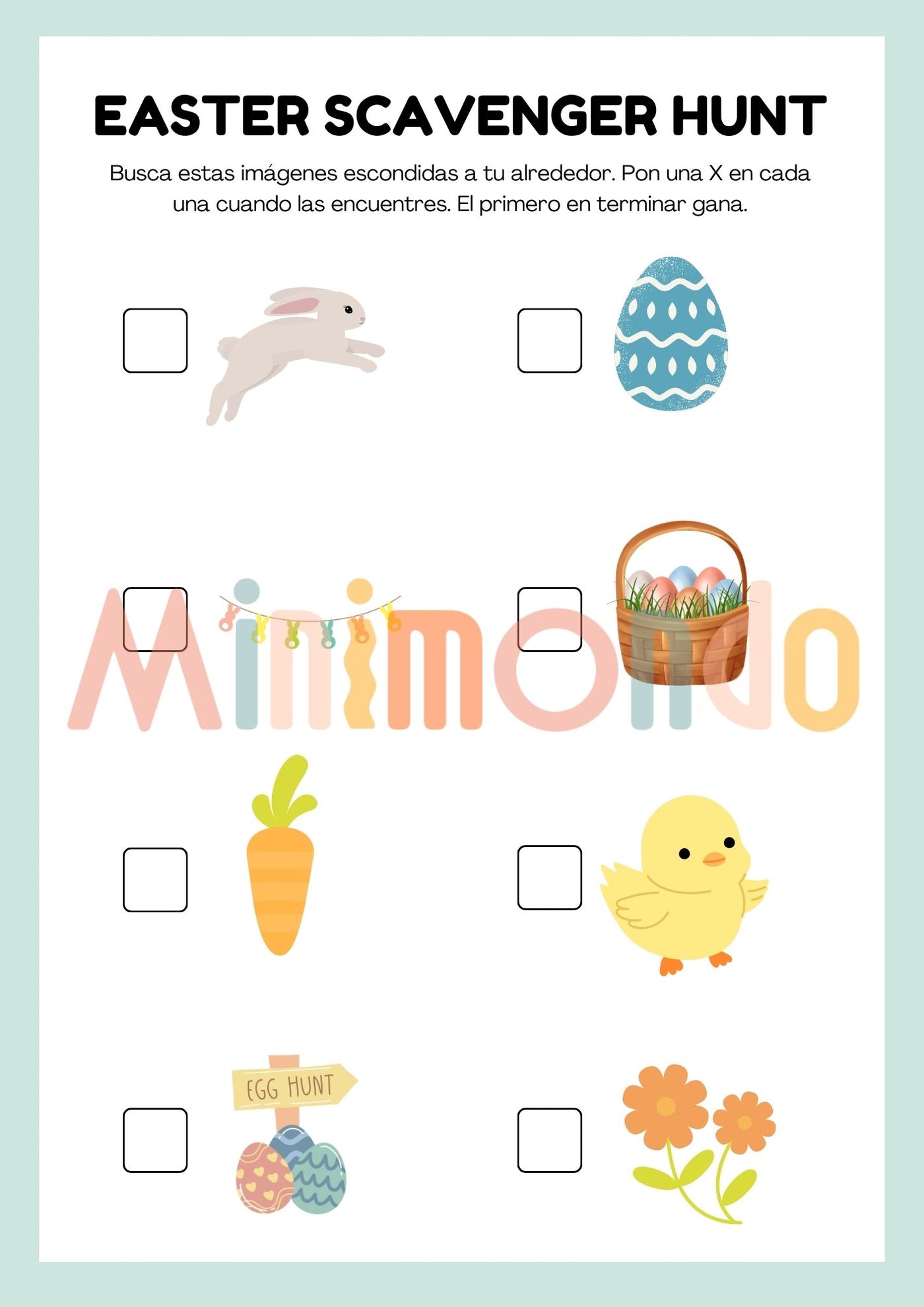 Imprimible Easter