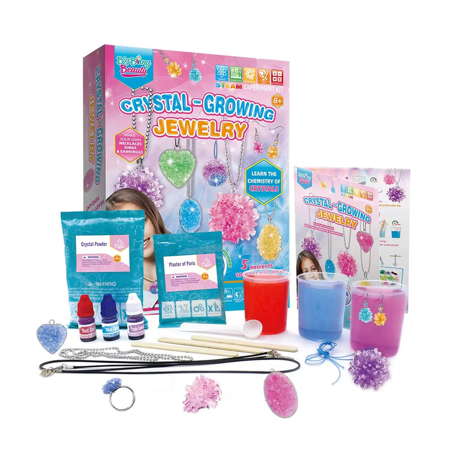 Crystal Growing Jewelry