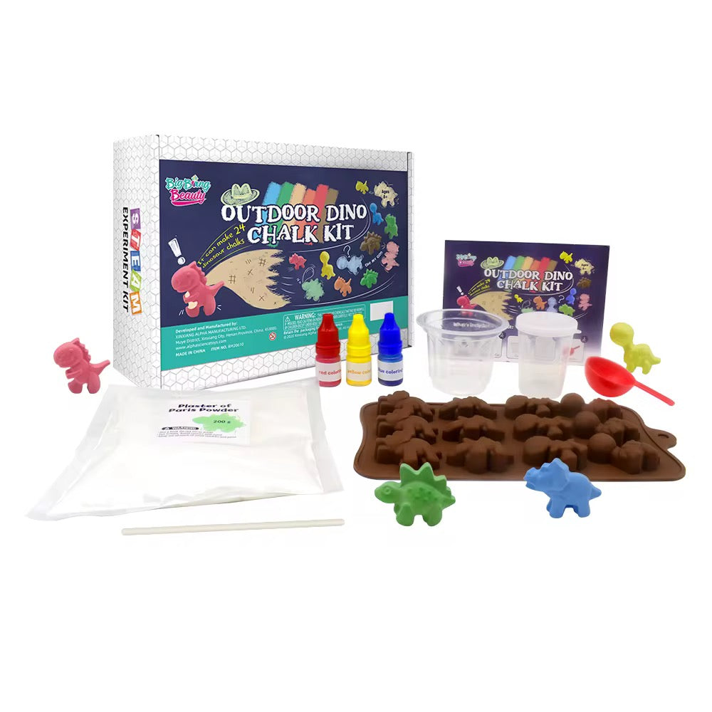 Outdoor Dino Chalk Kit