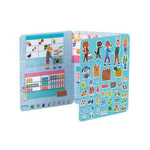 Silicone Sticker Book - Animal Market