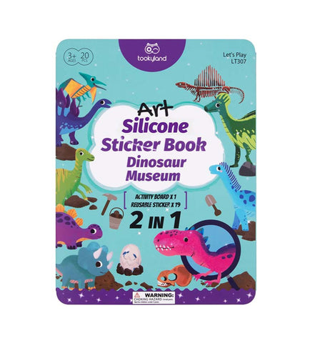 Silicone Sticker Book - Dinosaur